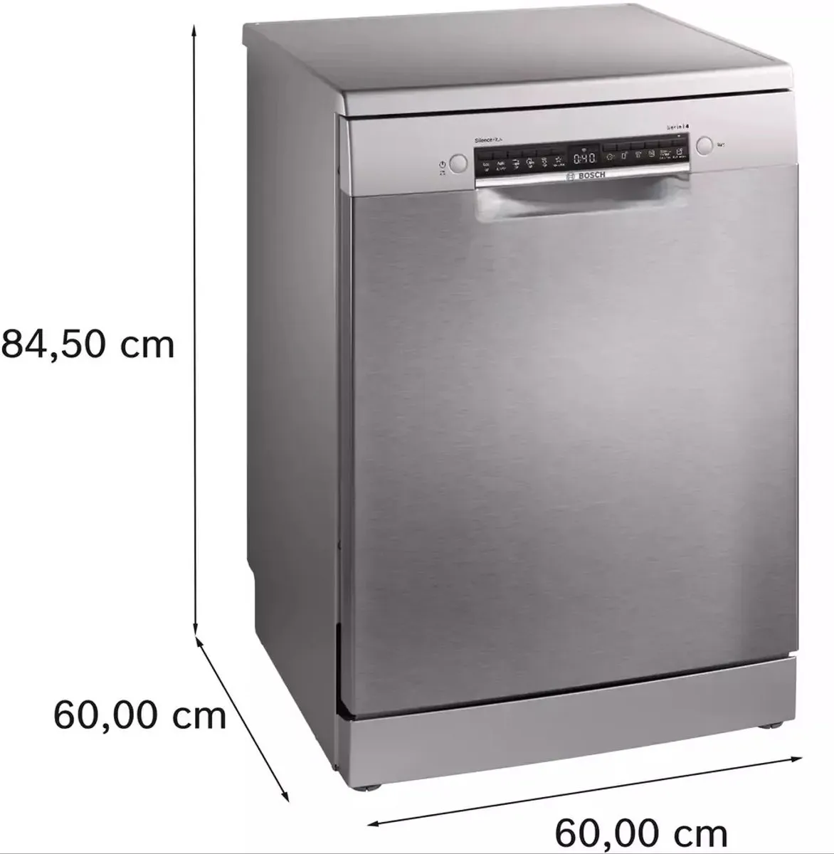 Bosch SMS4ECI28E Vaatwasser 14 Couverts - Geborsteld Staal