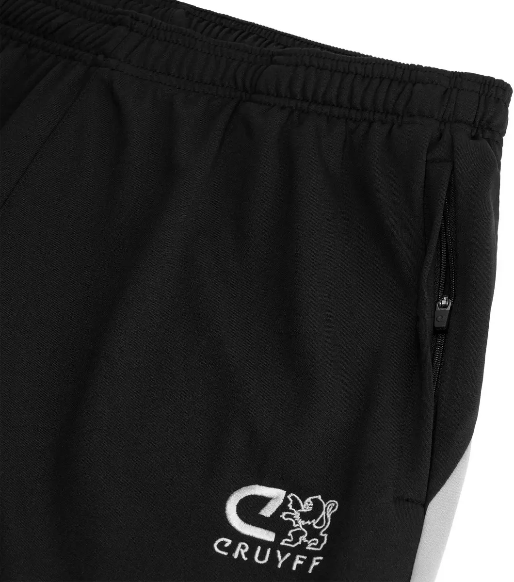 Cruyff Turn Tech Trainingsbroek Heren XL - Zwart/Wit - afbeelding 6 van 6