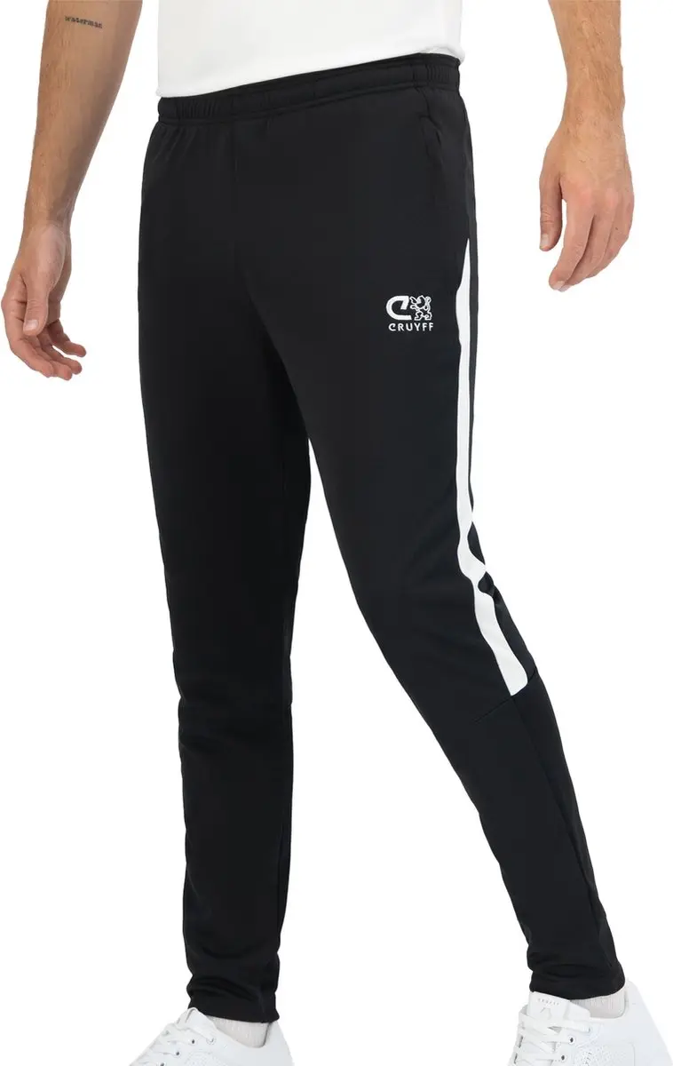 Cruyff Turn Tech Trainingsbroek Heren XL - Zwart/Wit