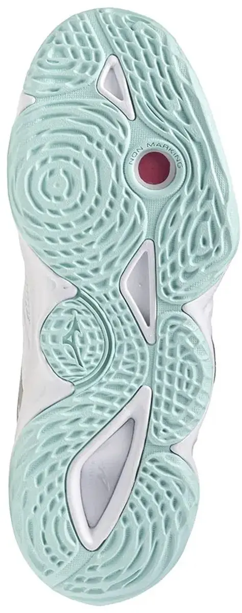 Mizuno Wave Momentum Elite Sportschoenen Dames 38 - Wit/Blauw