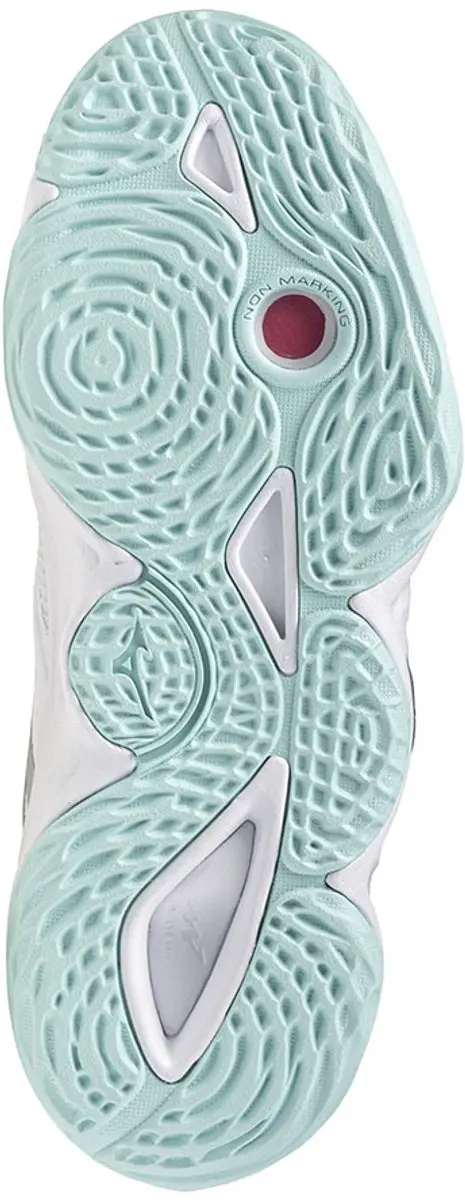Mizuno Wave Momentum Elite Sportschoenen Dames 38 - Wit/Blauw