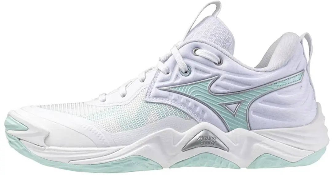 Mizuno Wave Momentum Elite Sportschoenen Dames 38 - Wit/Blauw