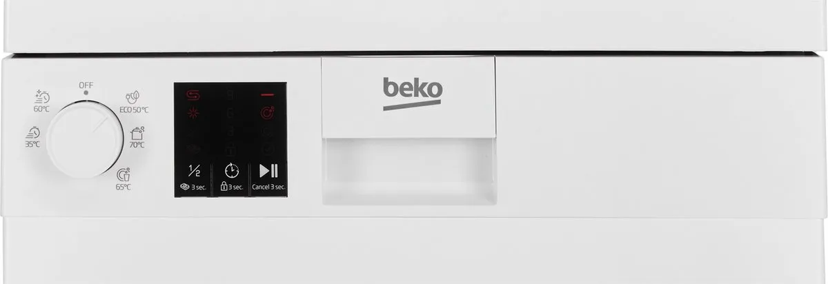 Beko DVS05024W Vaatwasser - 10 Couverts Wit