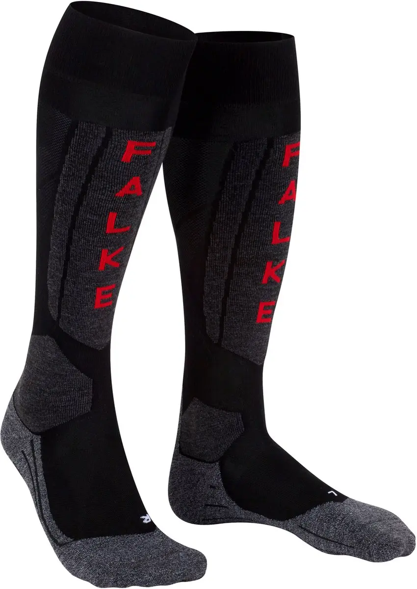 Falke SK5 Skisokken Dames - Warm & Dun - Zwart