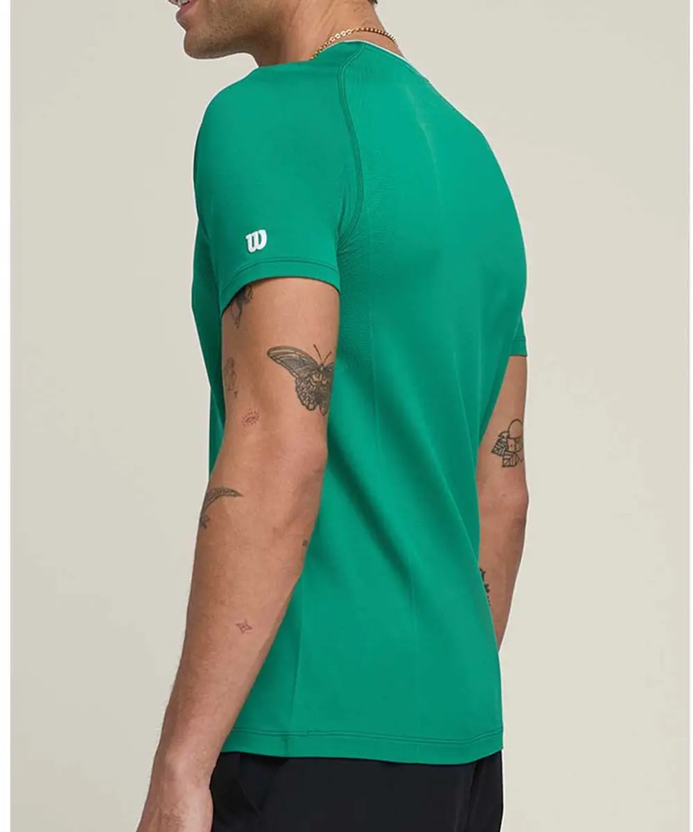 Wilson Team Seamless Crew T-shirt - Groen XL