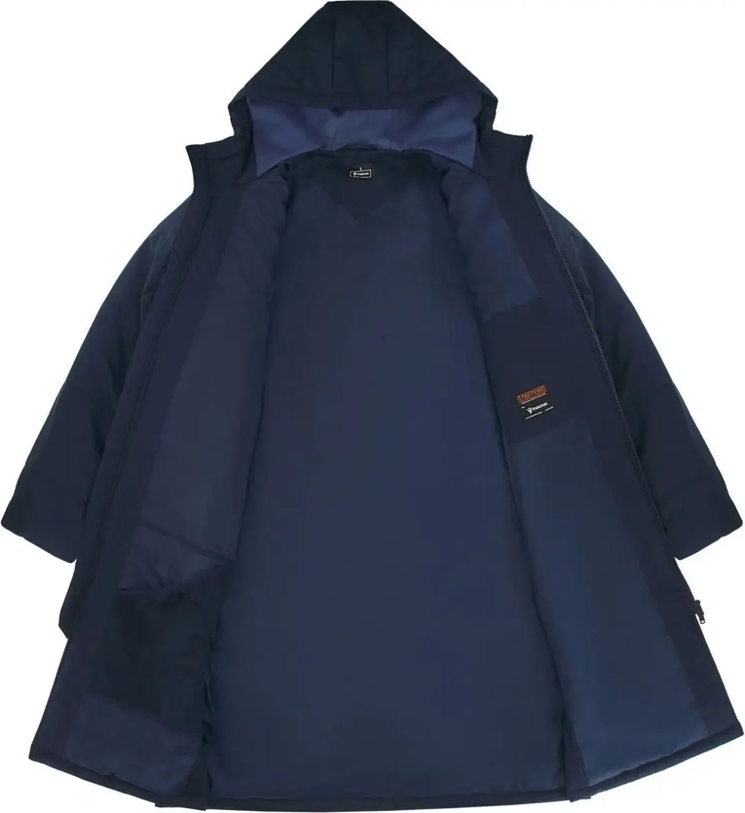 Macron Northland Long Coach Jacket Heren - Marine 4XL