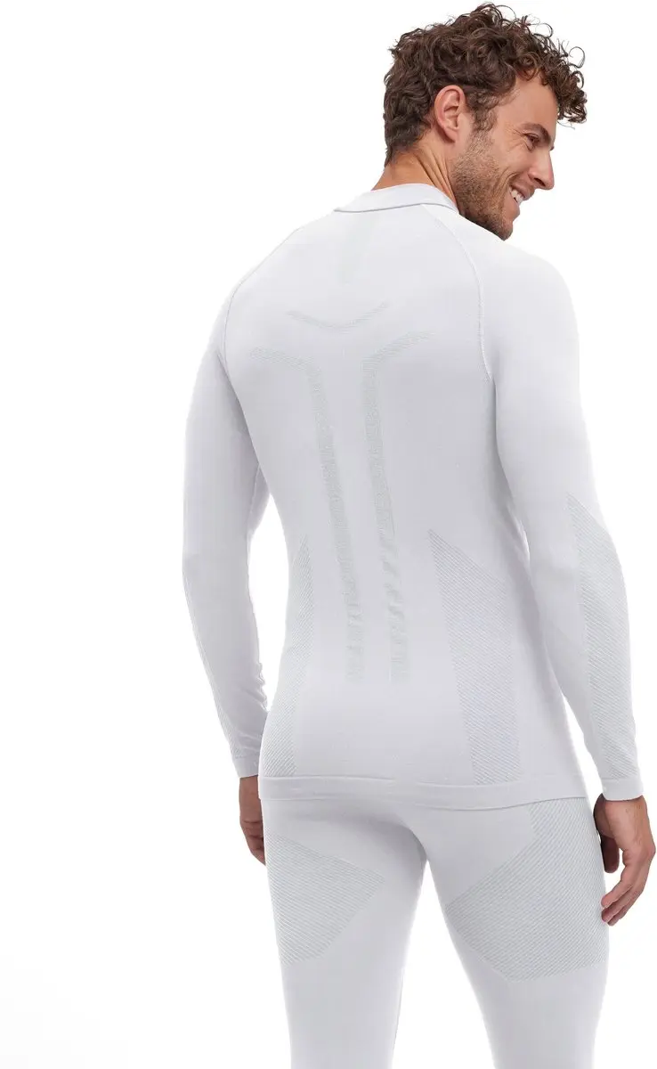 Falke Warm Turtleneck Shirt Heren XXL - Wit