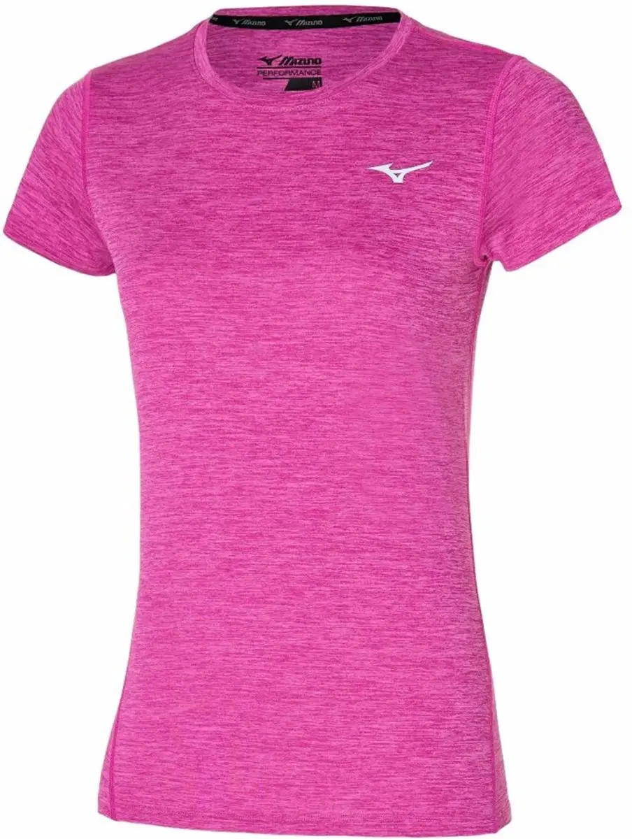 Mizuno Impulse Core Shirt Dames J2GA7721 - XS - Donkerroze
