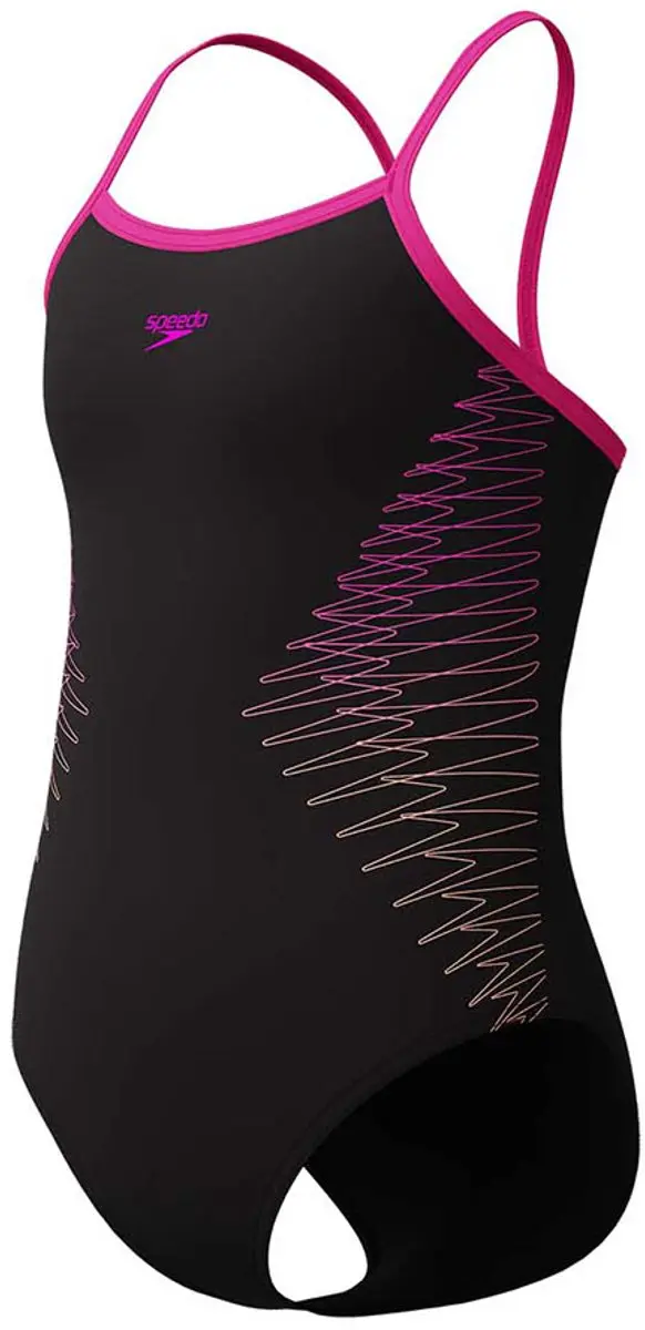 Speedo Plastisol Muscleback Zwemkleding - 9-10 jaar - Flare Pink