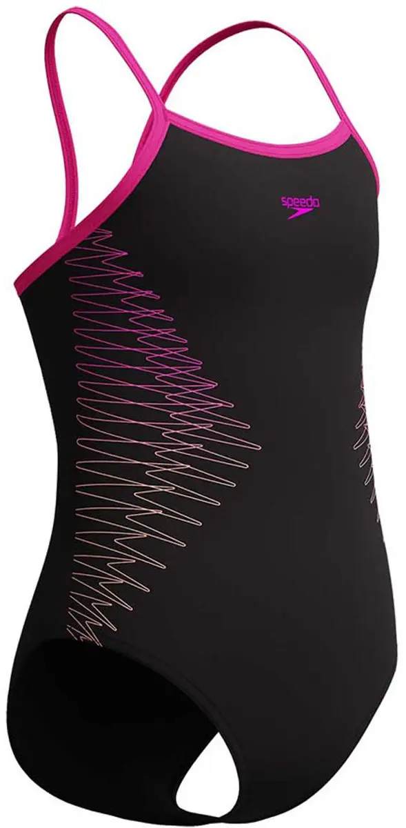 Speedo Plastisol Muscleback Zwemkleding - 9-10 jaar - Flare Pink