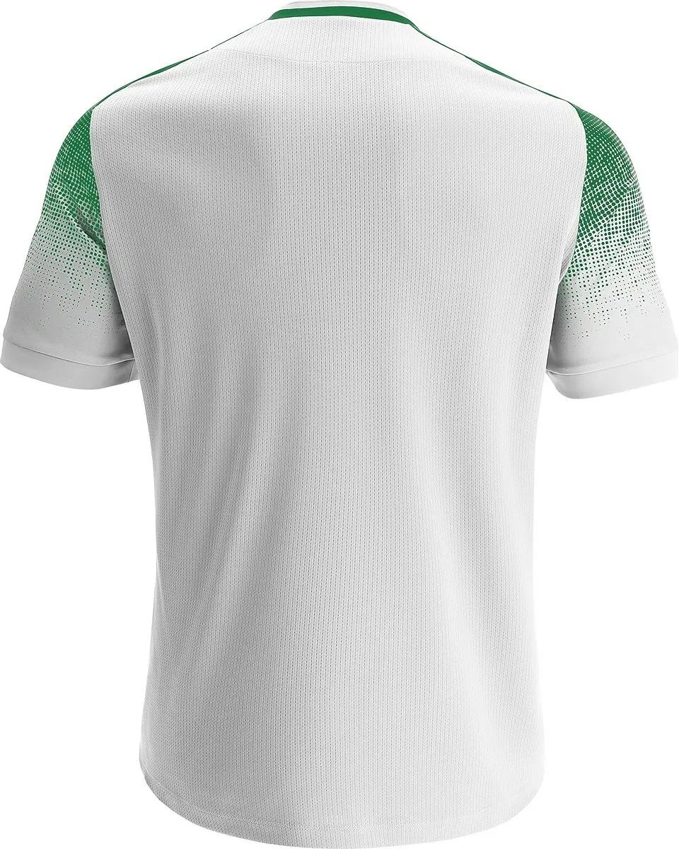 Macron Alioth Heren Shirt Korte Mouw - Wit/ Groen XXL