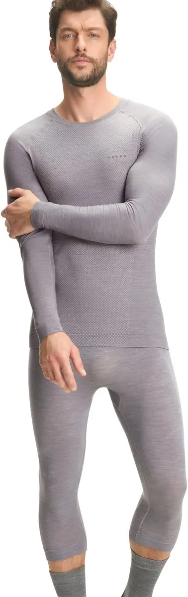 FALKE Wool-Tech Light 3/4 Ondergoed Heren - XXL - Grijs - afbeelding 6 van 6