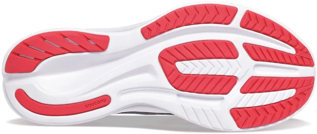 Saucony Ride 16 Dames Hardloopschoenen - 36 - Donkergrijs/Zilver/Rood