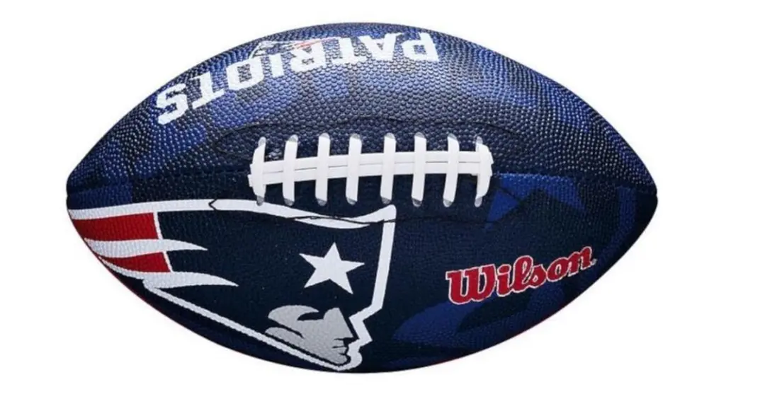 Wilson NFL Patriots American Football - 1 Stuk - Grijs/Wit/Rood/Blauw