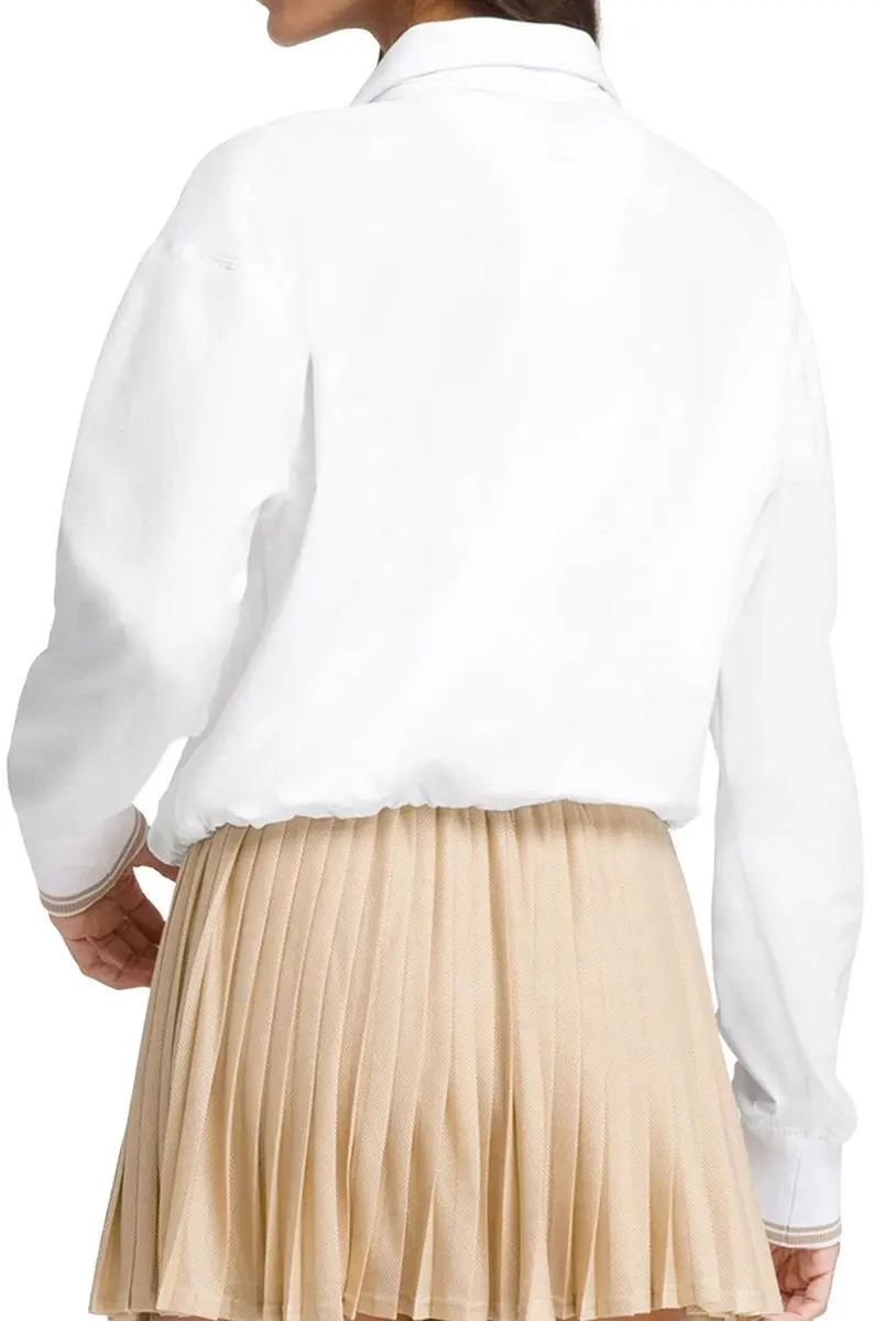 Wilson Davenport Pop Over Sweatshirt - L - Wit