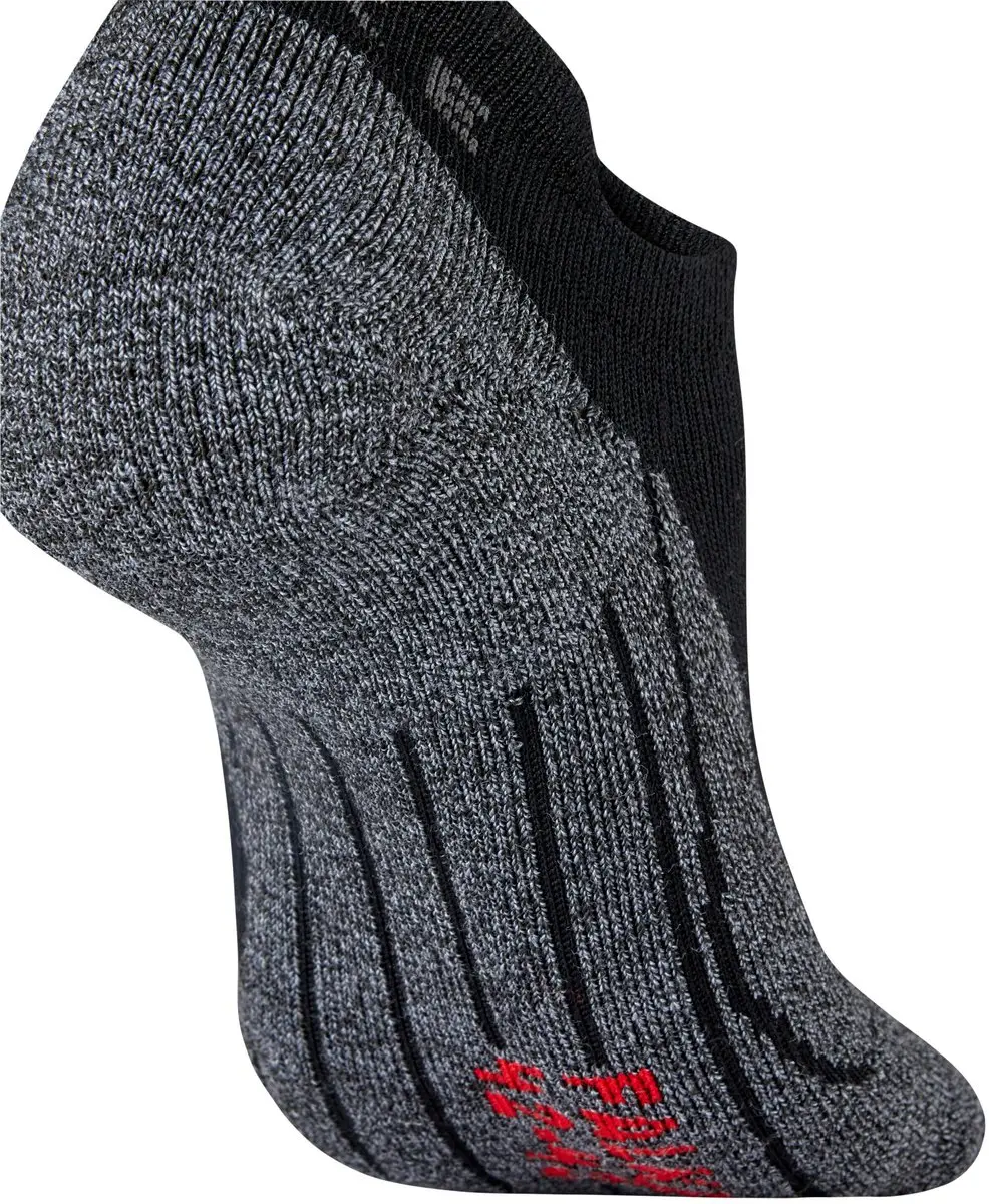 Falke RU3 Comfort Invisible Heren Sokken - Extra Sterke Padding - Maat 43/44 - Zwart
