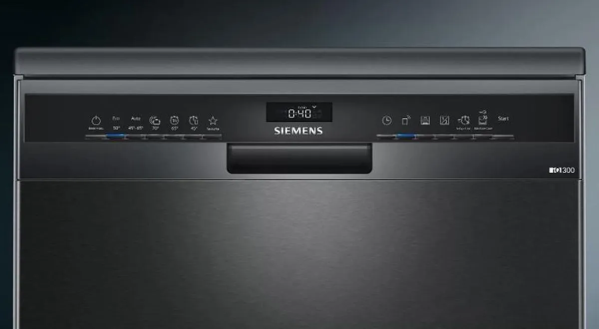 Siemens iQ300 SN23EC14CE Vaatwasser 13 Couverts - Black Inox