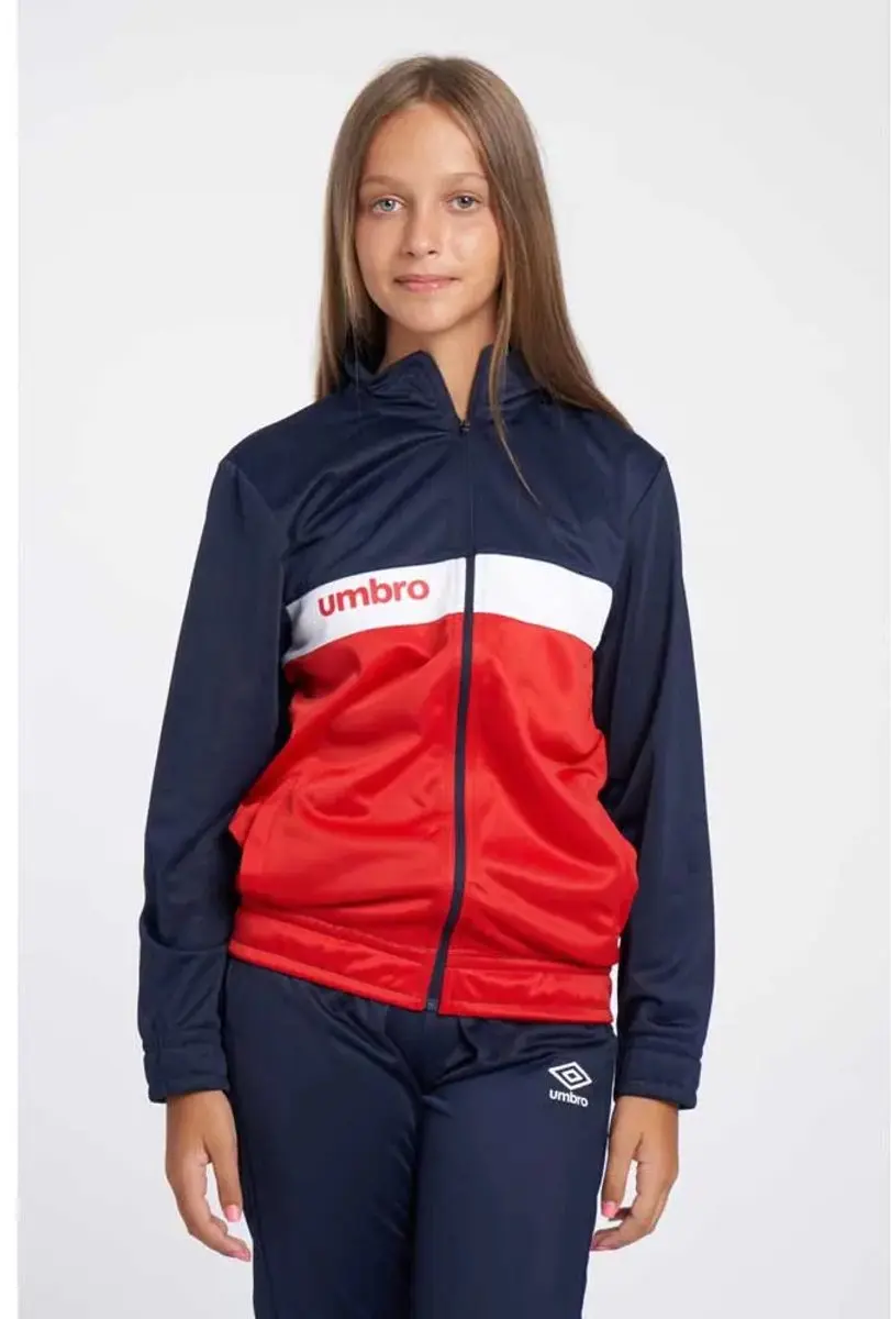 Umbro Sportswear Trainingsjack 9-10 jaar - Rood/Blauw