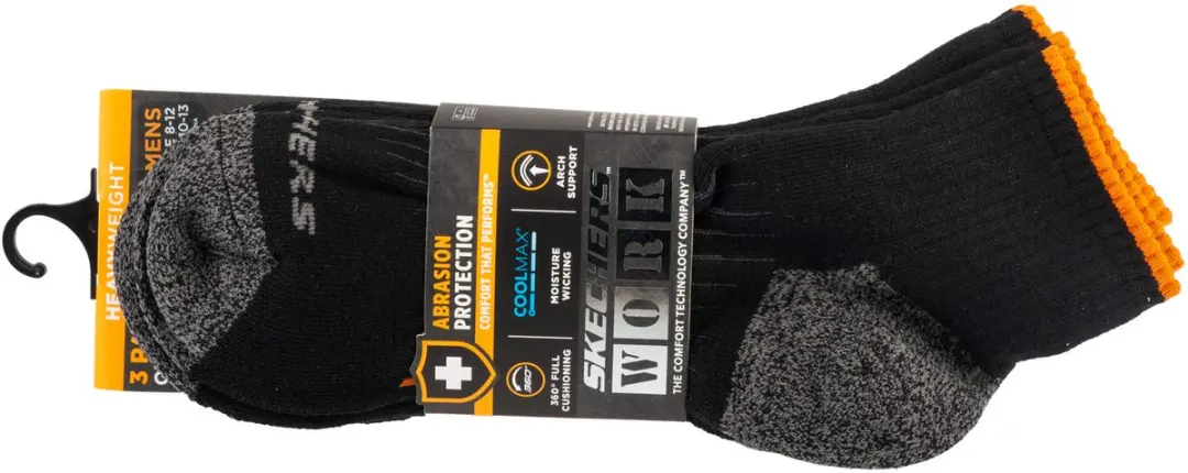Skechers Work Qtr Sokken 3 Paar