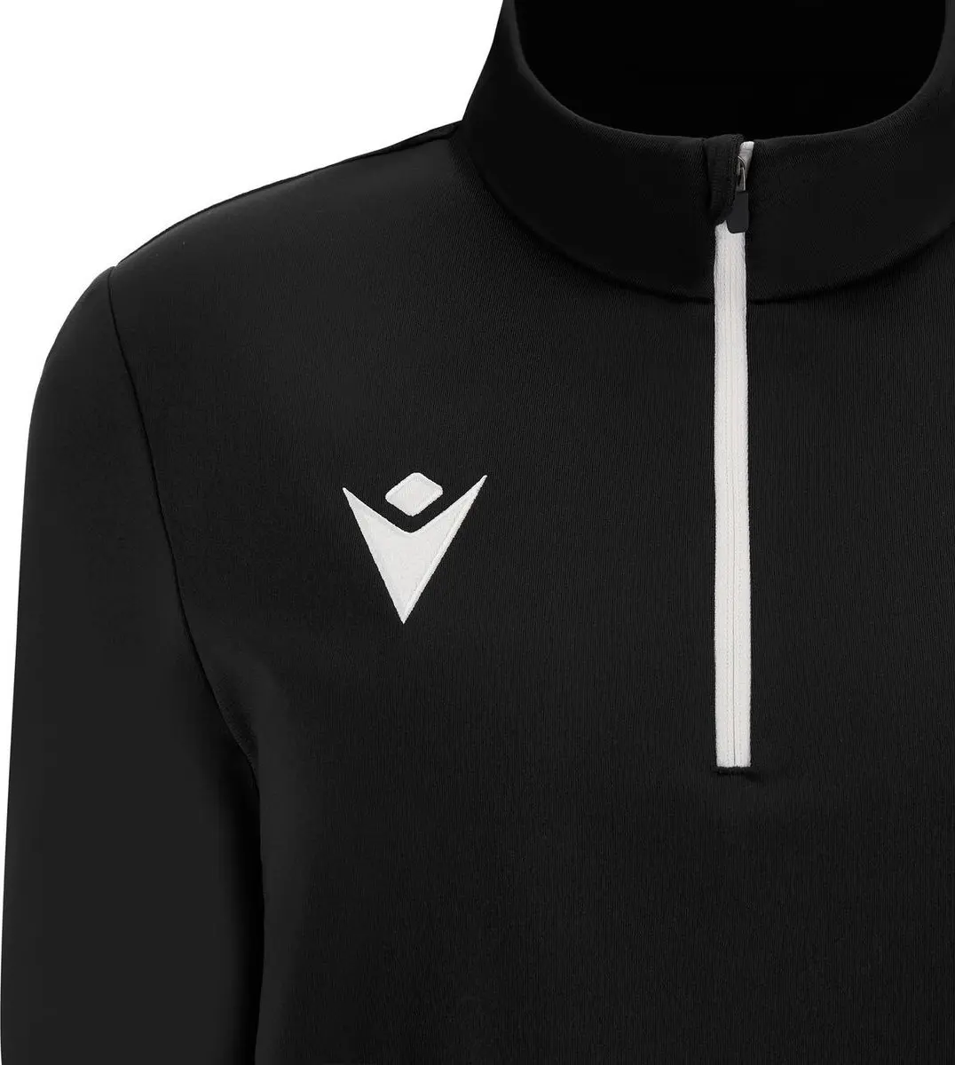 Macron Victory Maira Ziptop Dames - L - Zwart/Wit