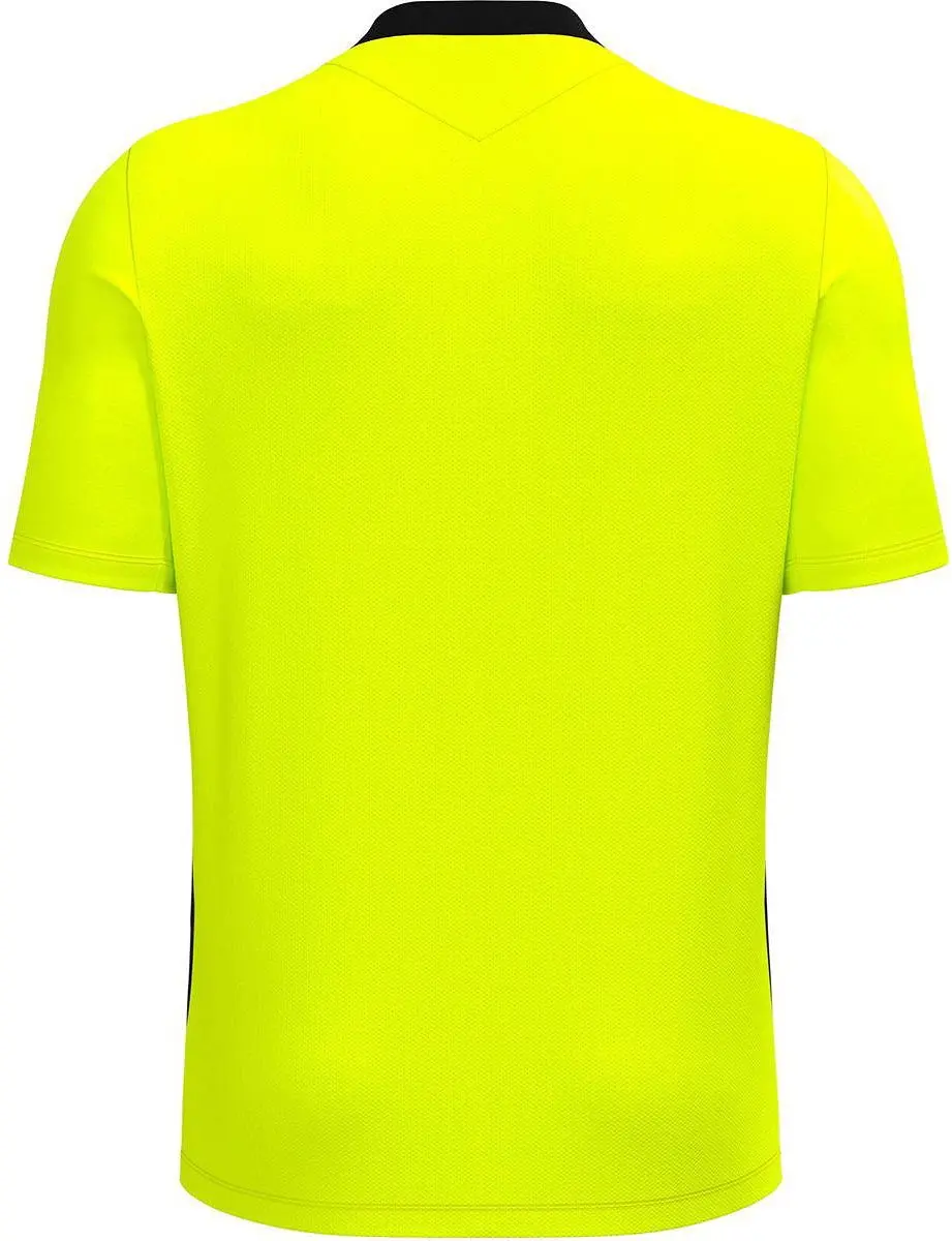Macron Scorpio Keepershirt Korte Mouw - Fluogeel/Zwart M