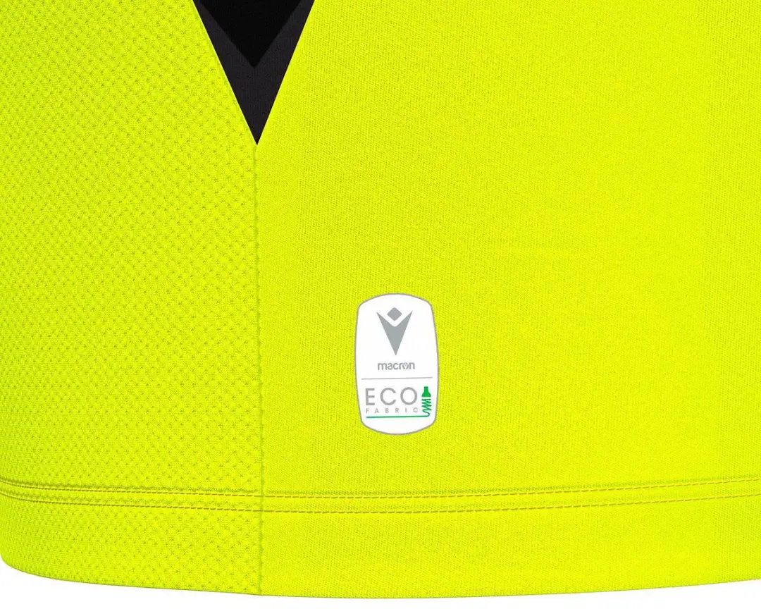 Macron Scorpio Keepershirt Korte Mouw - Fluogeel/Zwart M