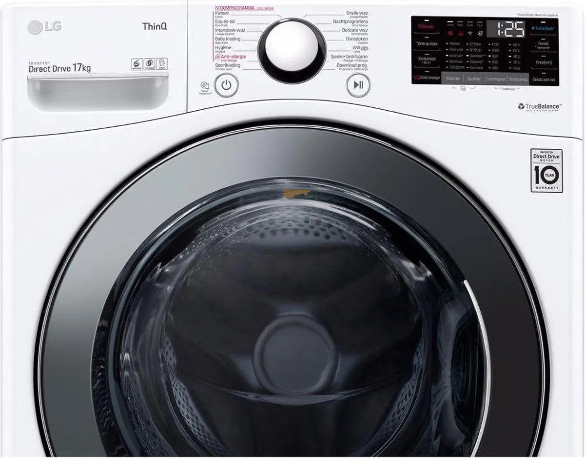 LG LC1R7N2 Wasmachine 17kg - Wit - afbeelding 6 van 6