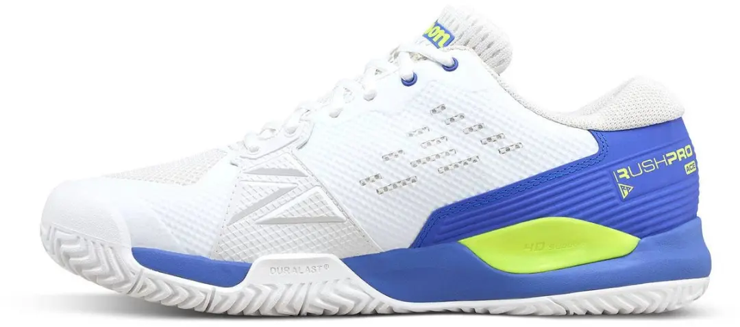Wilson Rush Pro Ace Allcourt Schoenen 42 2/3 - Wit - afbeelding 6 van 6