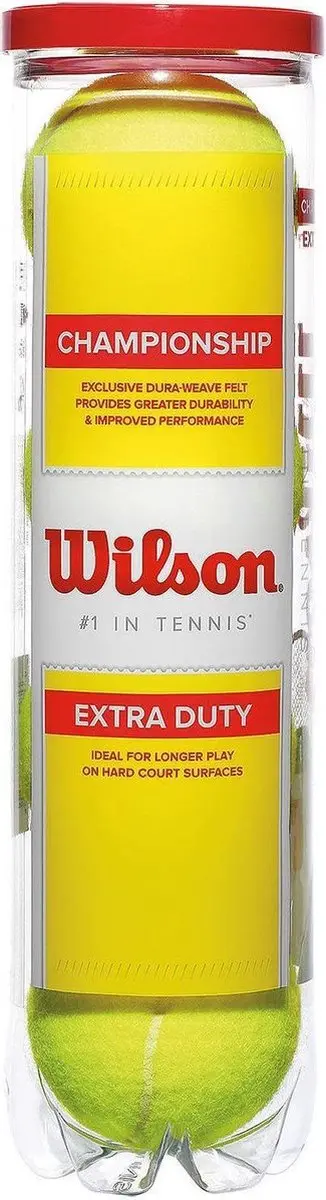 Wilson Championship 4 Tennisballen