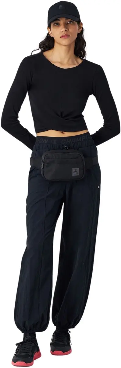 Champion Dames Crewneck Croptop - S - Zwart