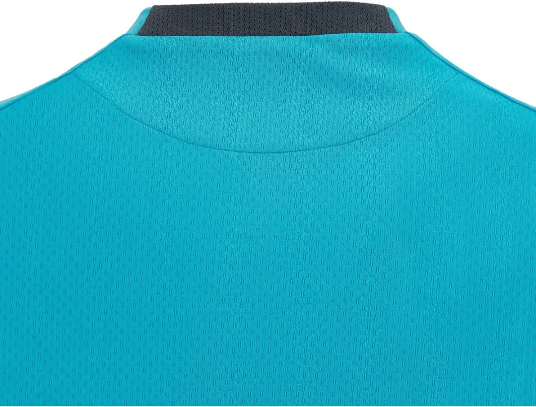 Macron Victory Shedir Shirt Korte Mouw - Hemelsblauw/Antraciet M