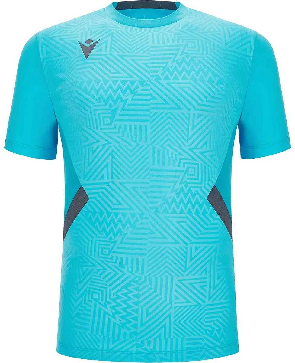 Macron Victory Shedir Shirt Korte Mouw - Hemelsblauw/Antraciet M