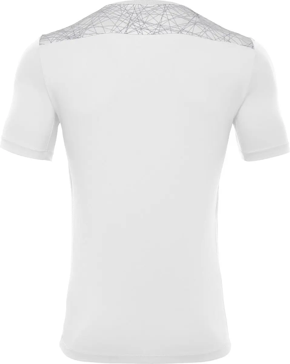 Macron Nash Shirt Korte Mouw Kinderen 7-8Y - Wit