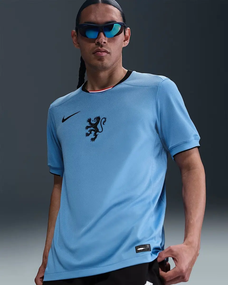 Nike KNVB M NK DF Stad JSY SS AW Wedstrijdshirt - M - Blauw