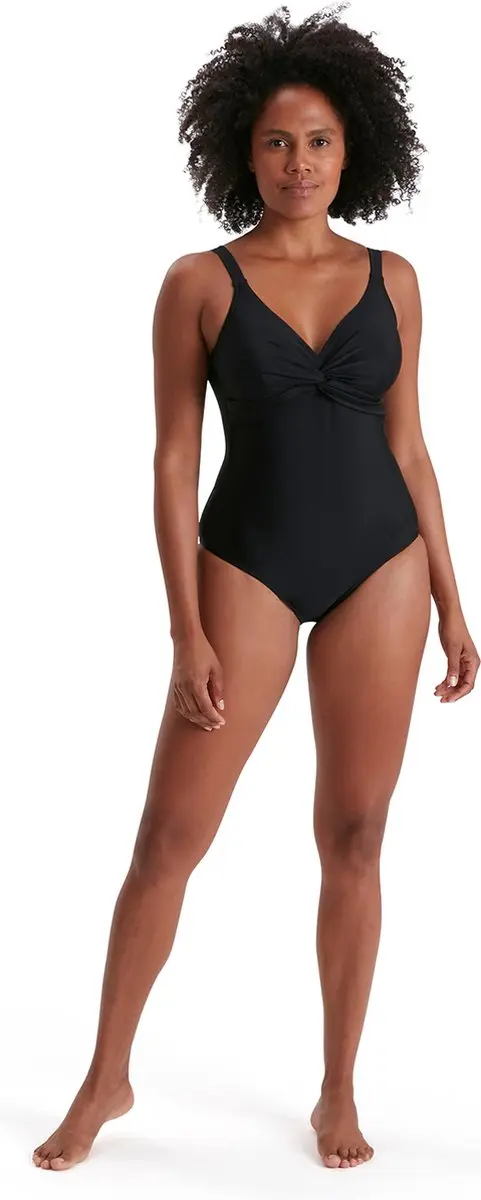 Speedo Shaping Brigitte 1 Piece Sportbadpak - Maat 36 - Zwart