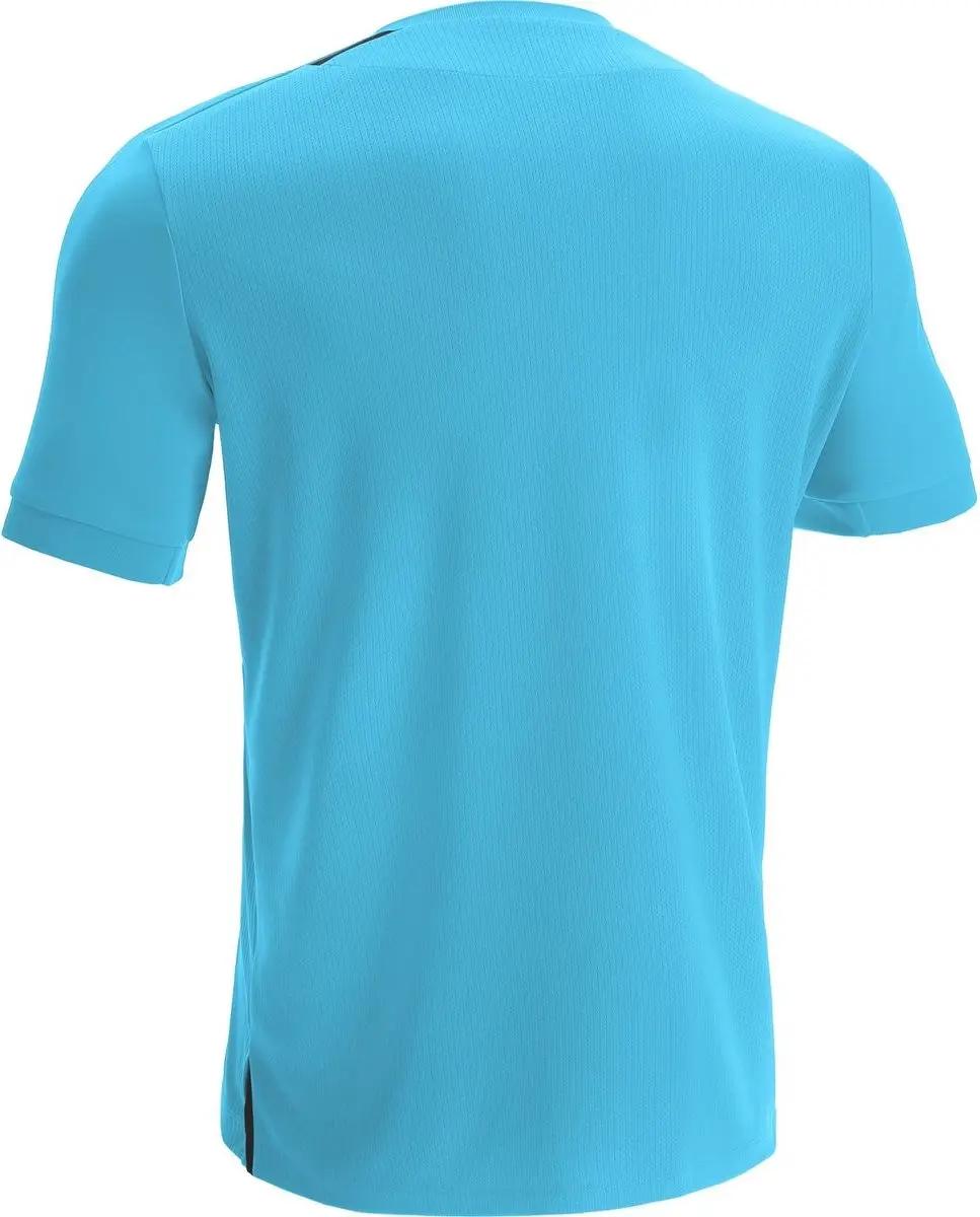Macron Dienst Scheidsrechtershirt Korte Mouw Heren - Fluor Turquoise L