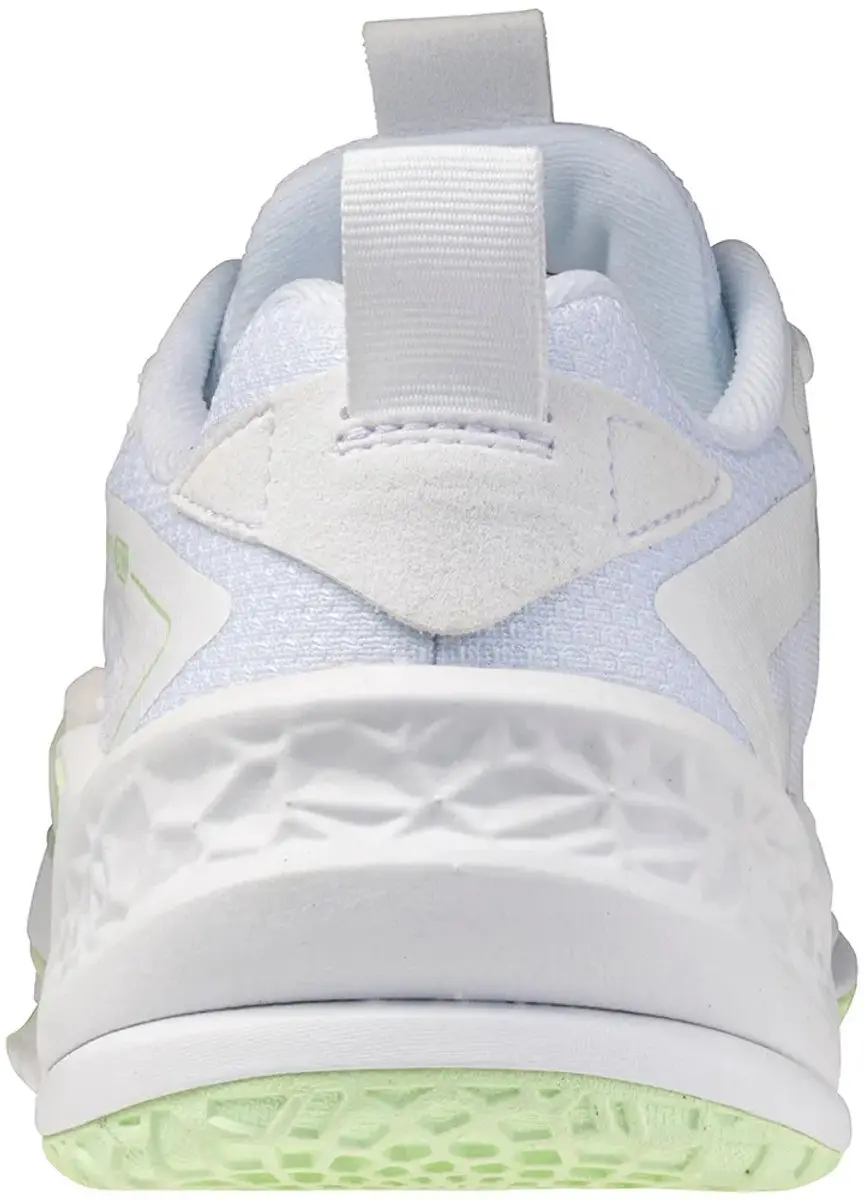 Mizuno Wave Stealth Neo 2.1 Dames Sportschoenen 38.5 - Wit/Aqua Grijs
