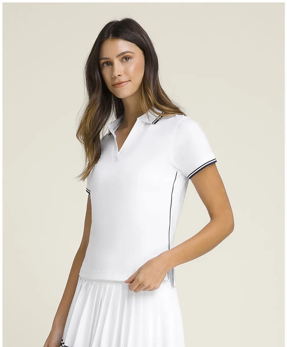 Wilson Club Poloshirt Vrouw M - Bright White