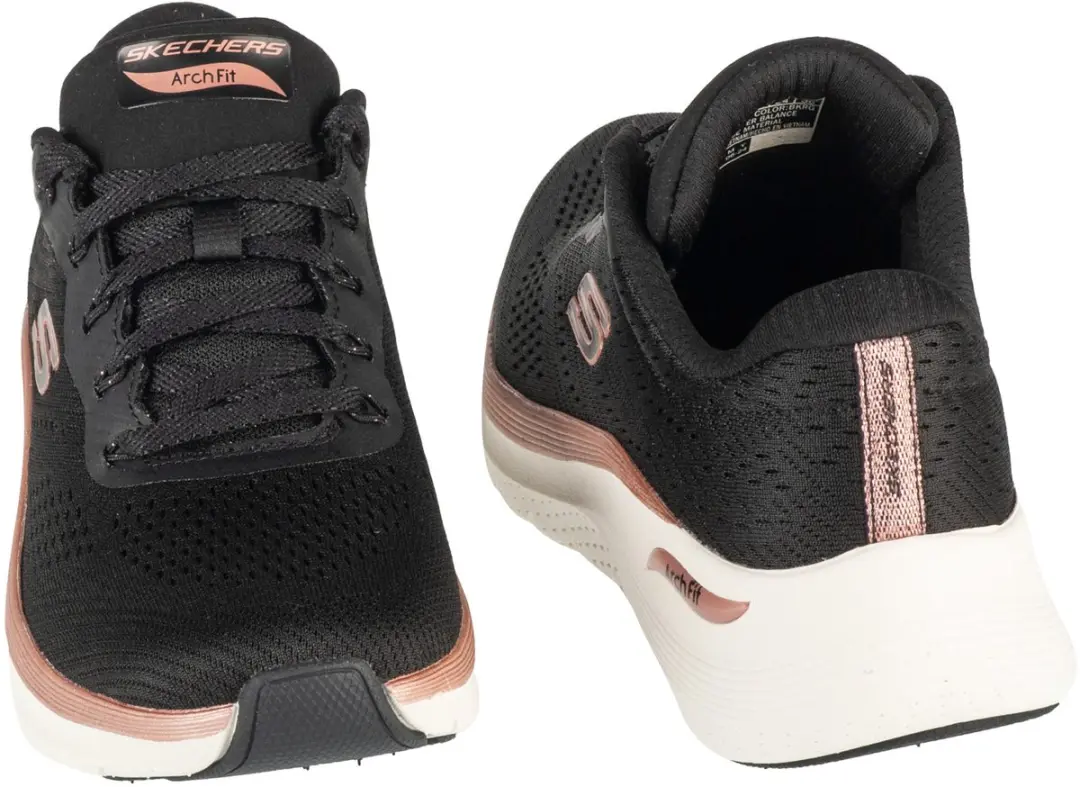 Skechers Arch Fit 2.0 Glow The Distance Sportschoenen 36,5 - Zwart