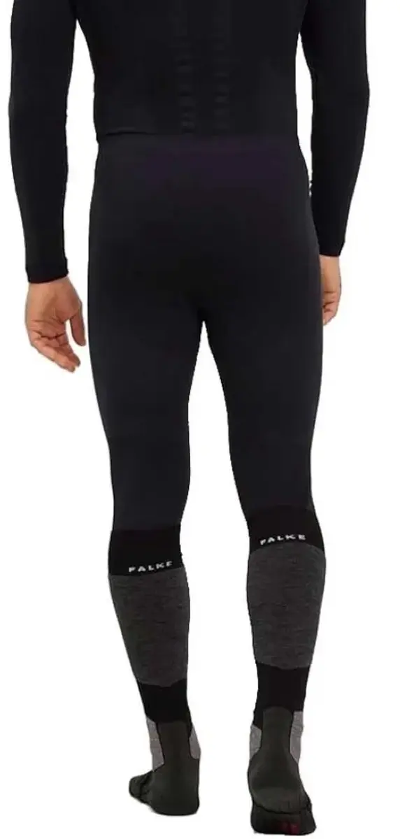 Falke Warm Long Tights - Maat L - Zwart