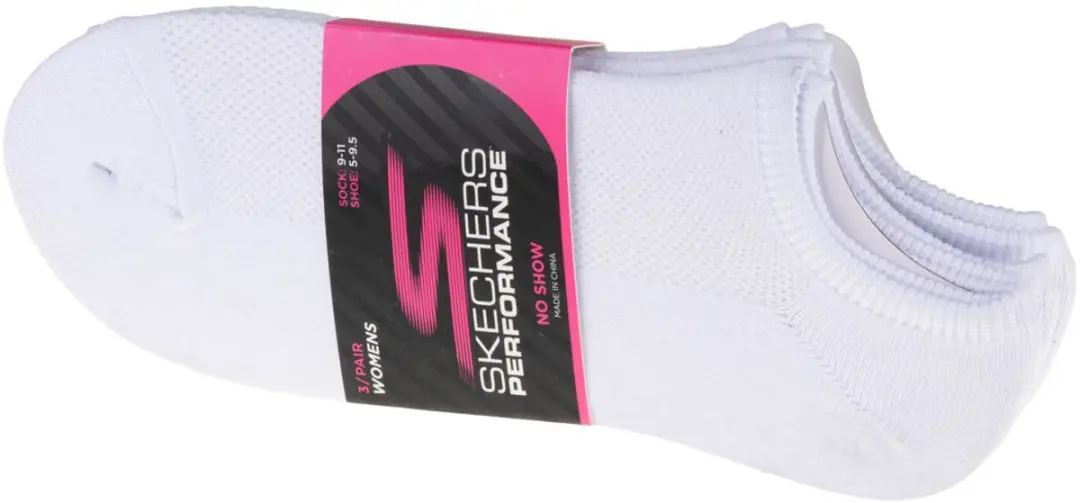 Skechers Witte Sokken 3 Stuks
