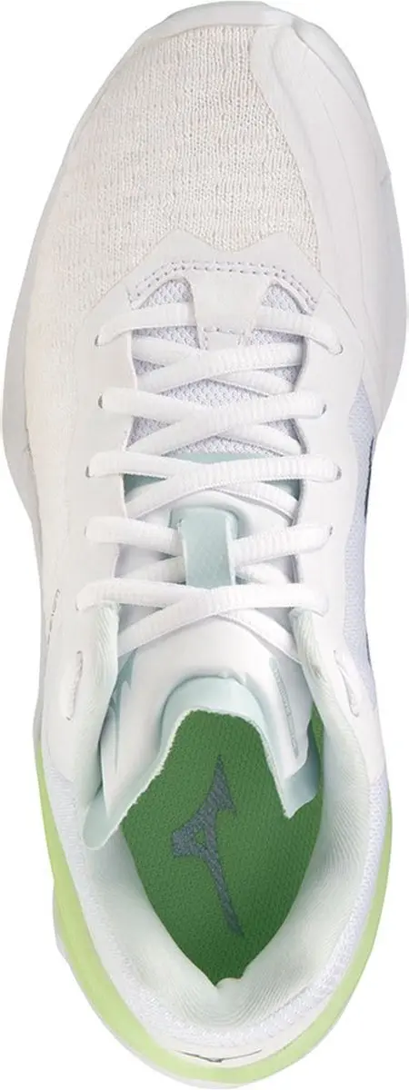Mizuno Wave Stealth Neo Sportschoenen 39 - Wit/Lichtgroen/Zilver