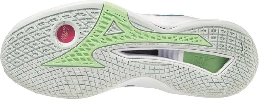 Mizuno Wave Stealth Neo Sportschoenen 39 - Wit/Lichtgroen/Zilver