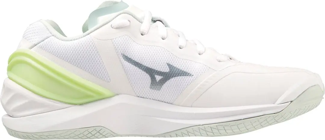 Mizuno Wave Stealth Neo Sportschoenen 39 - Wit/Lichtgroen/Zilver - afbeelding 6 van 6