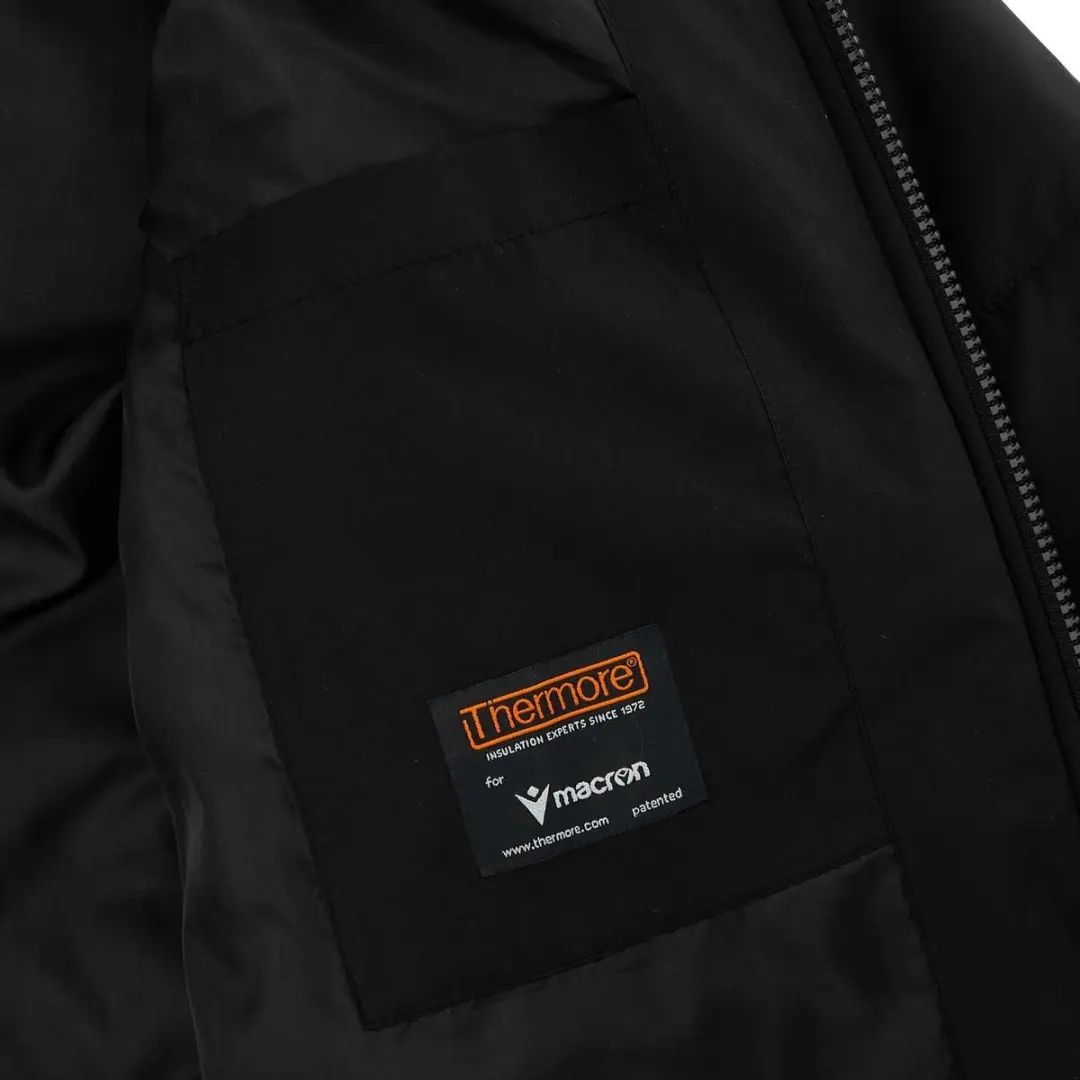 Macron Northland Long Coach Jacket Heren M - Zwart