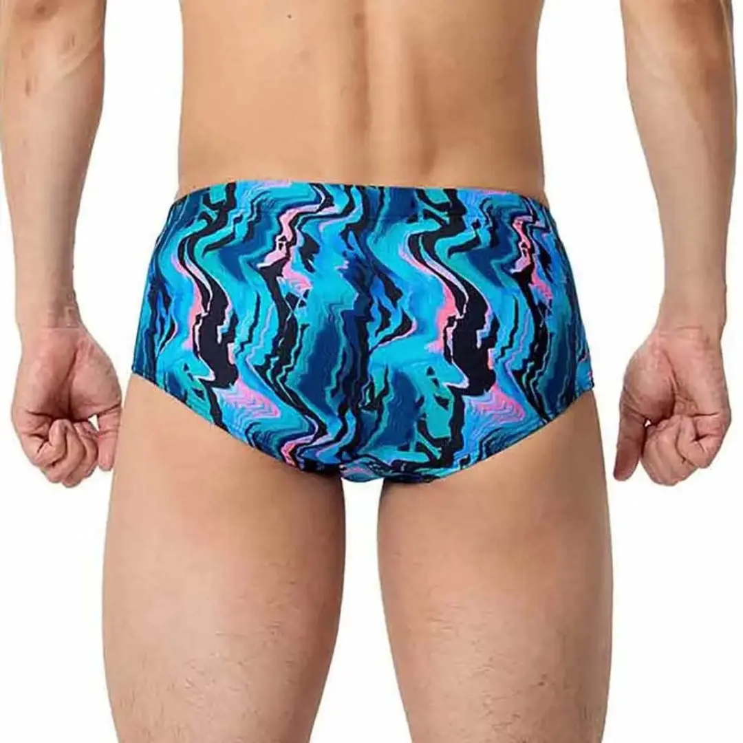 Speedo Heren Zwemslip Canyon Ombre 32 - Zwart/Blauw