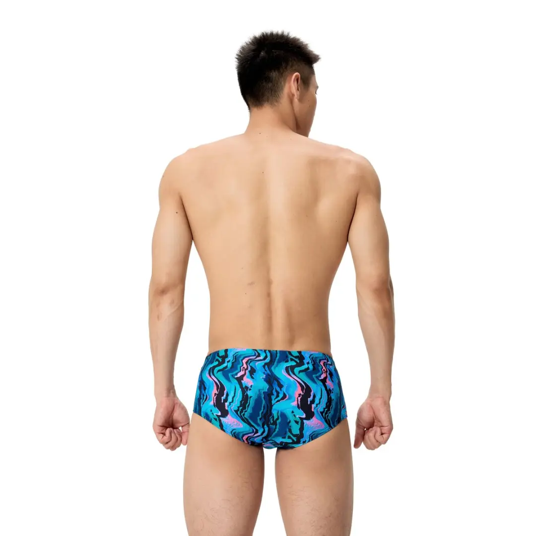 Speedo Heren Zwemslip Canyon Ombre 32 - Zwart/Blauw - afbeelding 6 van 6