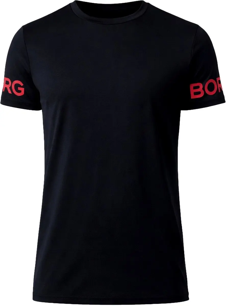 Björn Borg T-shirt Men - M - Black Bautykleur
