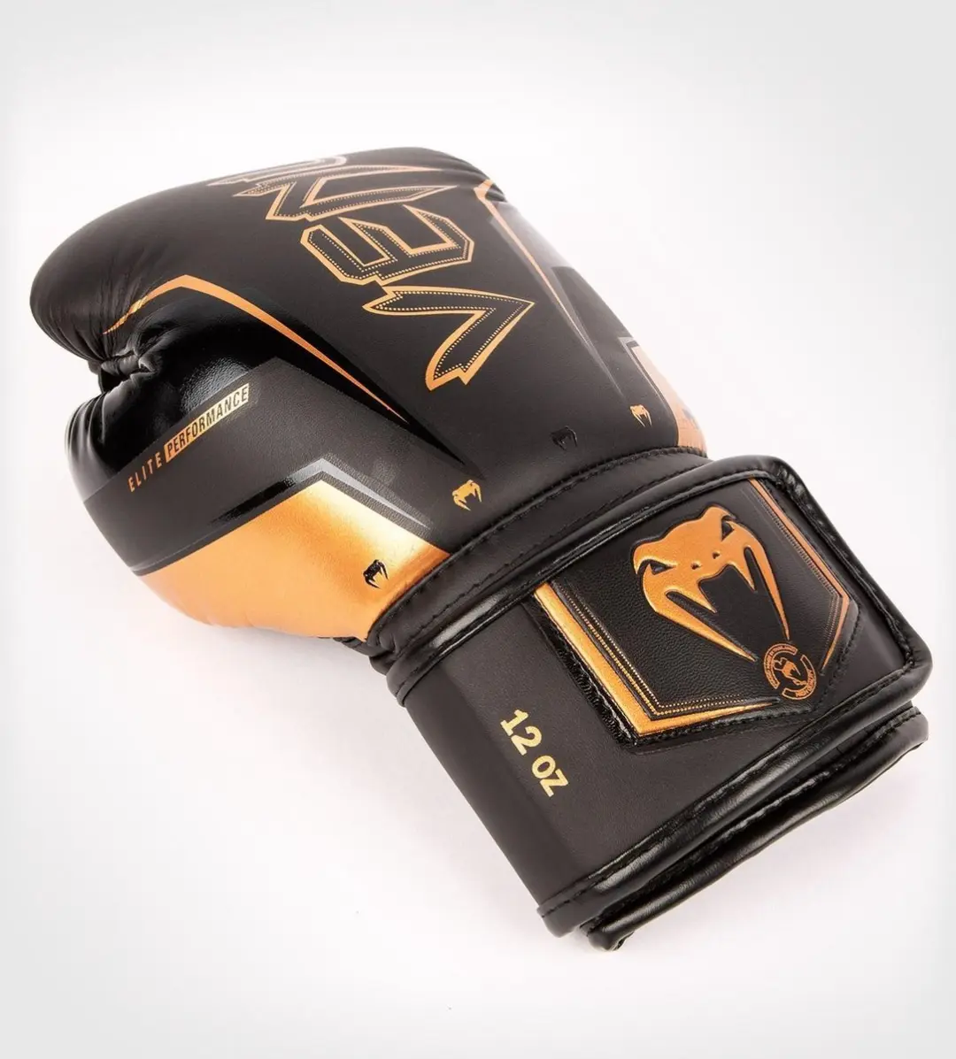 Venum Elite Evo Bokshandschoenen 10 OZ - Zwart Brons