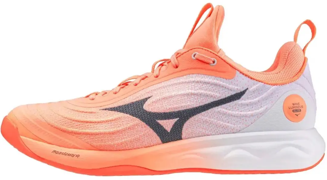 Mizuno Wave Luminous Elite Indoor Schoenen 41 - Flamingo Coral/Carbon/White
